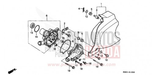 POMPE A EAU VT600CR de 1994